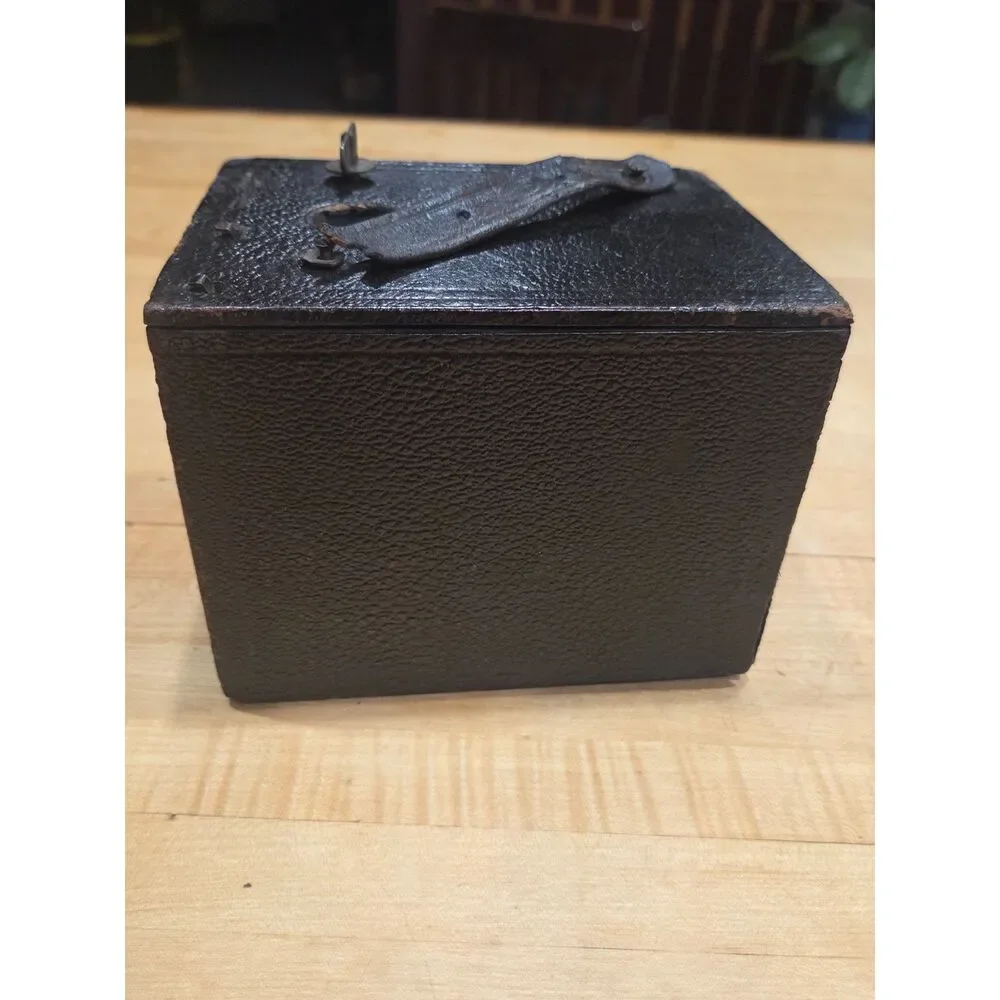 Antique Kodak No 2 Brownie Box Camera Leatherette As Is Display Repair 1900s